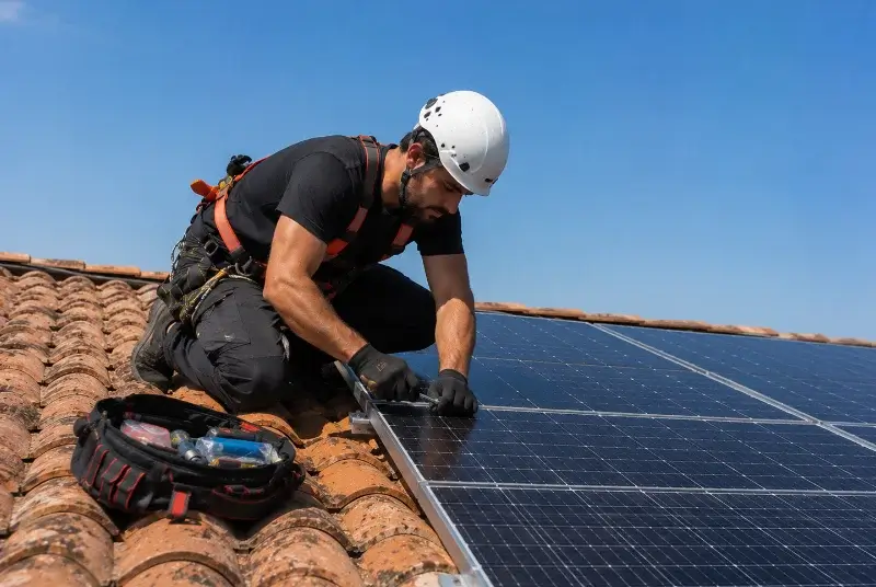 Maintenance et monitoring de panneaux solaires à Villé